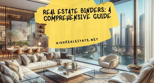 Real Estate Binders A Comprehensive Guide